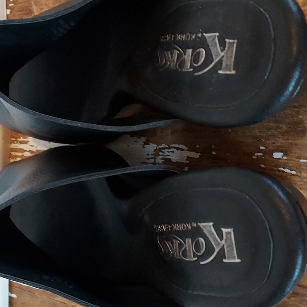 Korks By Kork Ease Open Toe Mule Heel Size 9 - image 4